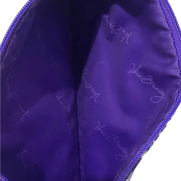 Vera Bradley LILAC TAPESTRY Pencil Pouch with binder rings. Excellent condition - Picture 5 of 5
